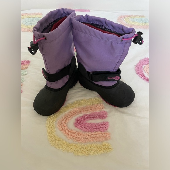 Jamil Girls Waterproof Snow Boots size 13 kids - Picture 9 of 9